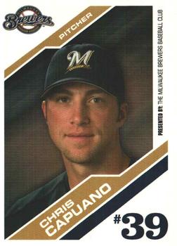 2006 Milwaukee Brewers Police #NNO Chris Capuano Front