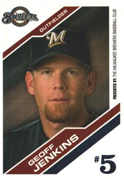 2006 Milwaukee Brewers Police #NNO Geoff Jenkins Front