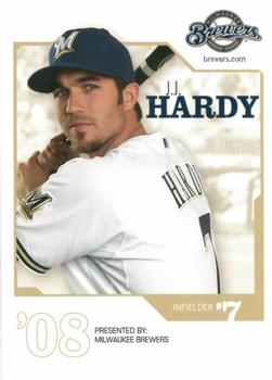 2008 Milwaukee Brewers Police #NNO J.J. Hardy Front