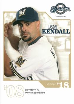 2008 Milwaukee Brewers Police #NNO Jason Kendall Front
