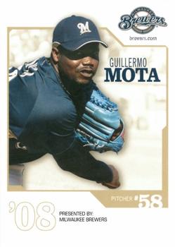 2008 Milwaukee Brewers Police #NNO Guillermo Mota Front