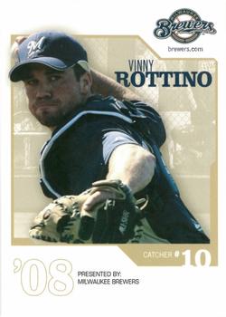 2008 Milwaukee Brewers Police #NNO Vinny Rottino Front