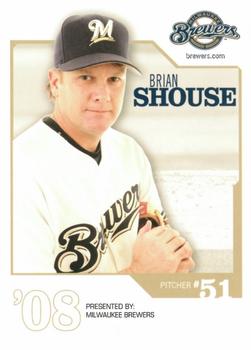 2008 Milwaukee Brewers Police #NNO Brian Shouse Front
