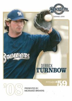 2008 Milwaukee Brewers Police #NNO Derrick Turnbow Front