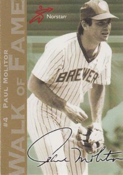 2001 Norstan Milwaukee Brewers Walk of Fame #NNO Paul Molitor Front