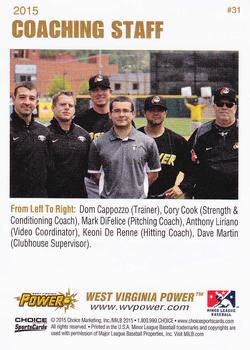 2015 Choice West Virginia Power #31 Mark DiFelice / Keoni De Renne  / Cory Cook  / Dom Cappozzo Back