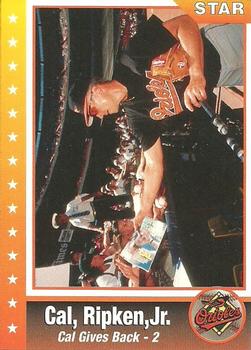 1995 Star Cal Ripken, Jr. 80 (Unlicensed) #61 Cal Ripken Jr. Front