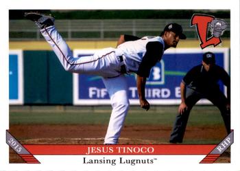 2015 Grandstand Lansing Lugnuts #NNO Jesus Tinoco Front
