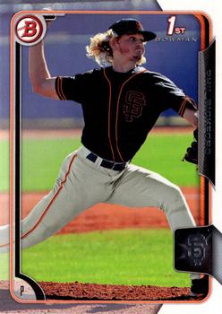 2015 Bowman Draft #129 Phil Bickford Front