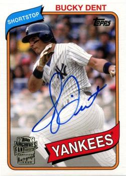 2015 Topps Archives - Fan Favorites Autographs #FFA-BD Bucky Dent Front