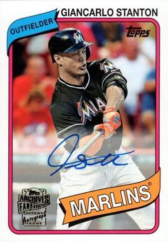 2015 Topps Archives - Fan Favorites Autographs #FFA-GS Giancarlo Stanton Front