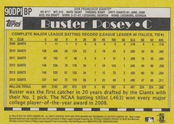 2015 Topps Archives - 1990 Topps #1 Draft Picks #90DPI-BP Buster Posey Back