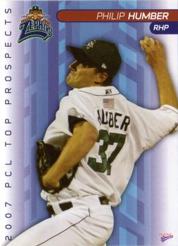 2007 MultiAd Pacific Coast League Top Prospects #18 Philip Humber Front