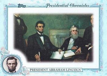 2015 Topps Archives - Presidential Chronicles #PC-AL Abraham Lincoln Front