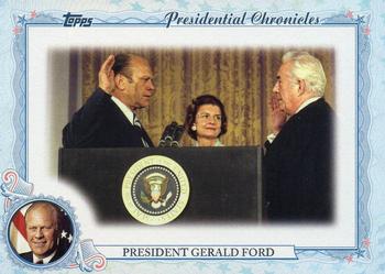 2015 Topps Archives - Presidential Chronicles #PC-GF Gerald Ford Front