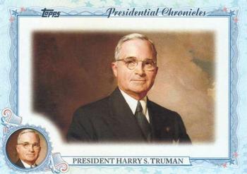 2015 Topps Archives - Presidential Chronicles #PC-HST Harry S. Truman Front