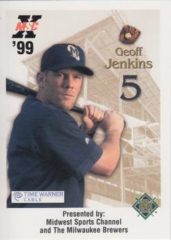 1999 Milwaukee Brewers Police #NNO Geoff Jenkins Front