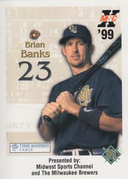 1999 Milwaukee Brewers Police #NNO Brian Banks Front