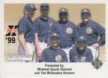 1999 Milwaukee Brewers Police #NNO Bob Melvin / Jim Lefebvre / Ron Jackson / Bill Castro / Doug Mansolino / Bill Campbell Front
