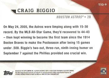 2015 Topps - 'Til It's Over #TIO-9 Craig Biggio Back