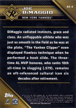 2015 Topps - Baseball Royalty #BR-4 Joe DiMaggio Back