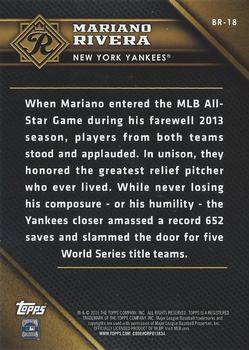 2015 Topps - Baseball Royalty Gold #BR-18 Mariano Rivera Back