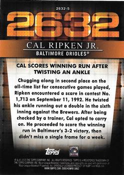 2015 Topps - Cal Ripken Jr. 2632 #2632-5 Cal Ripken Jr. Back