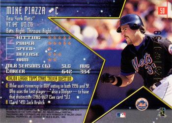 1998 Topps Stars - Bronze #50 Mike Piazza Back