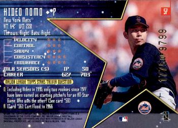 1998 Topps Stars - Bronze #57 Hideo Nomo Back