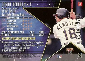 1998 Topps Stars - Bronze #81 Jason Kendall Back