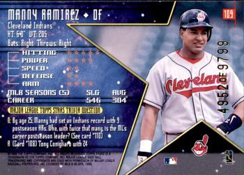 1998 Topps Stars - Bronze #109 Manny Ramirez Back
