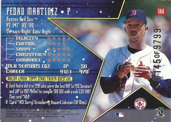 1998 Topps Stars - Bronze #144 Pedro Martinez Back