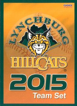 2015 Choice Lynchburg Hillcats #NNO Checklist Front