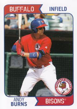 2015 Choice Buffalo Bisons #3 Andy Burns Front