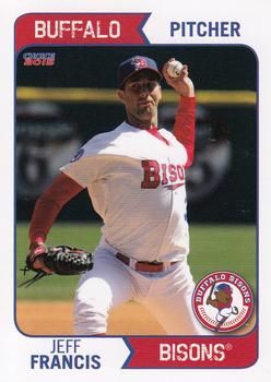 2015 Choice Buffalo Bisons #10 Jeff Francis Front