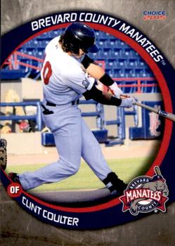 2015 Choice Brevard County Manatees #04 Clint Coulter Front