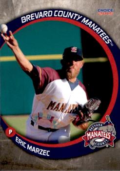 2015 Choice Brevard County Manatees #12 Eric Marzec Front