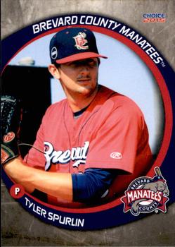 2015 Choice Brevard County Manatees #22 Tyler Spurlin Front