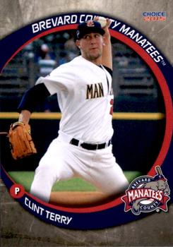2015 Choice Brevard County Manatees #23 Clint Terry Front