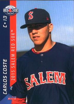 2015 Choice Salem Red Sox #5 Carlos Coste Front