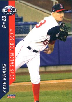 2015 Choice Salem Red Sox #10 Kyle Kraus Front