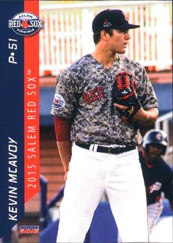 2015 Choice Salem Red Sox #16 Kevin McAvoy Front
