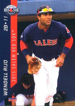2015 Choice Salem Red Sox #18 Wendell Rijo Front