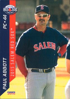 2015 Choice Salem Red Sox #28 Paul Abbott Front