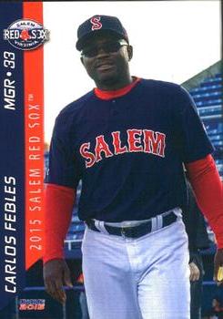 2015 Choice Salem Red Sox #29 Carlos Febles Front