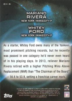 2015 Topps - Eclipsing History #EH-6 Whitey Ford / Mariano Rivera Back