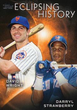 2015 Topps - Eclipsing History #EH-10 Darryl Strawberry / David Wright Front