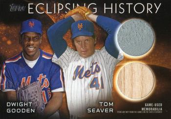 2015 Topps - Eclipsing History Dual Relics #EHR-GS Dwight Gooden / Tom Seaver Front