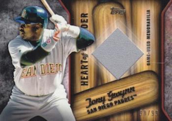 2015 Topps - Heart of the Order Relics #HTOR-TG Tony Gwynn Front