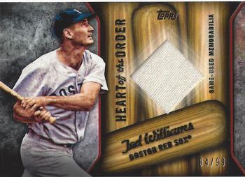 2015 Topps - Heart of the Order Relics #HTOR-TW Ted Williams Front